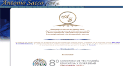 Desktop Screenshot of antoniosacco.com.ar