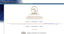 Desktop Screenshot of antoniosacco.net